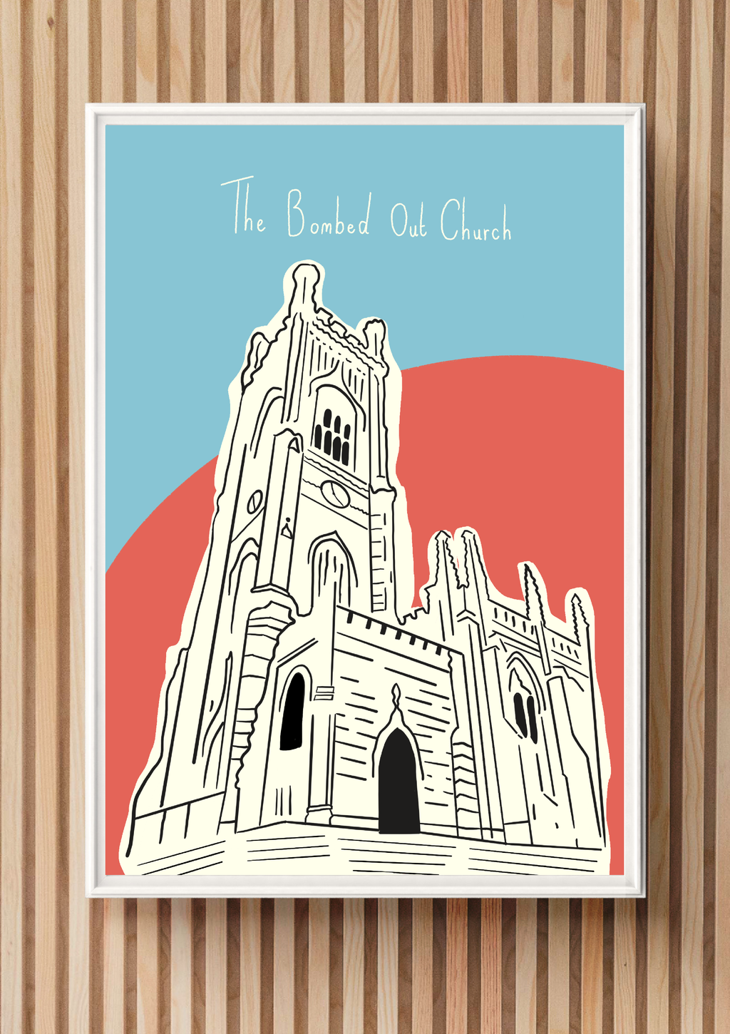 The Bombed Out Church Print