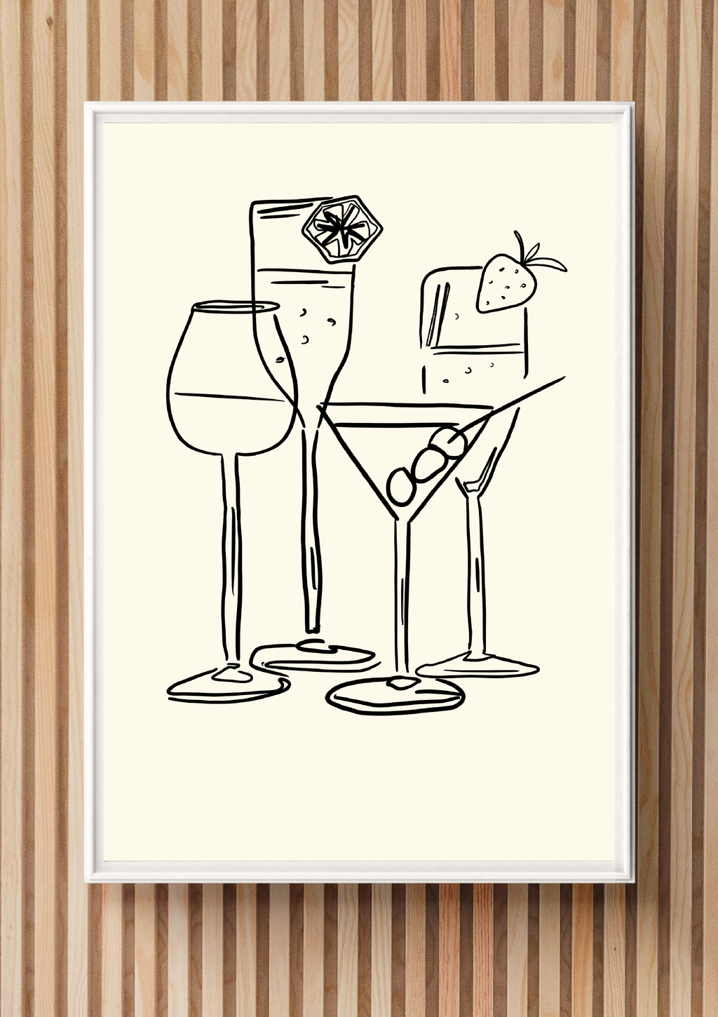 Cocktail Conversations Print