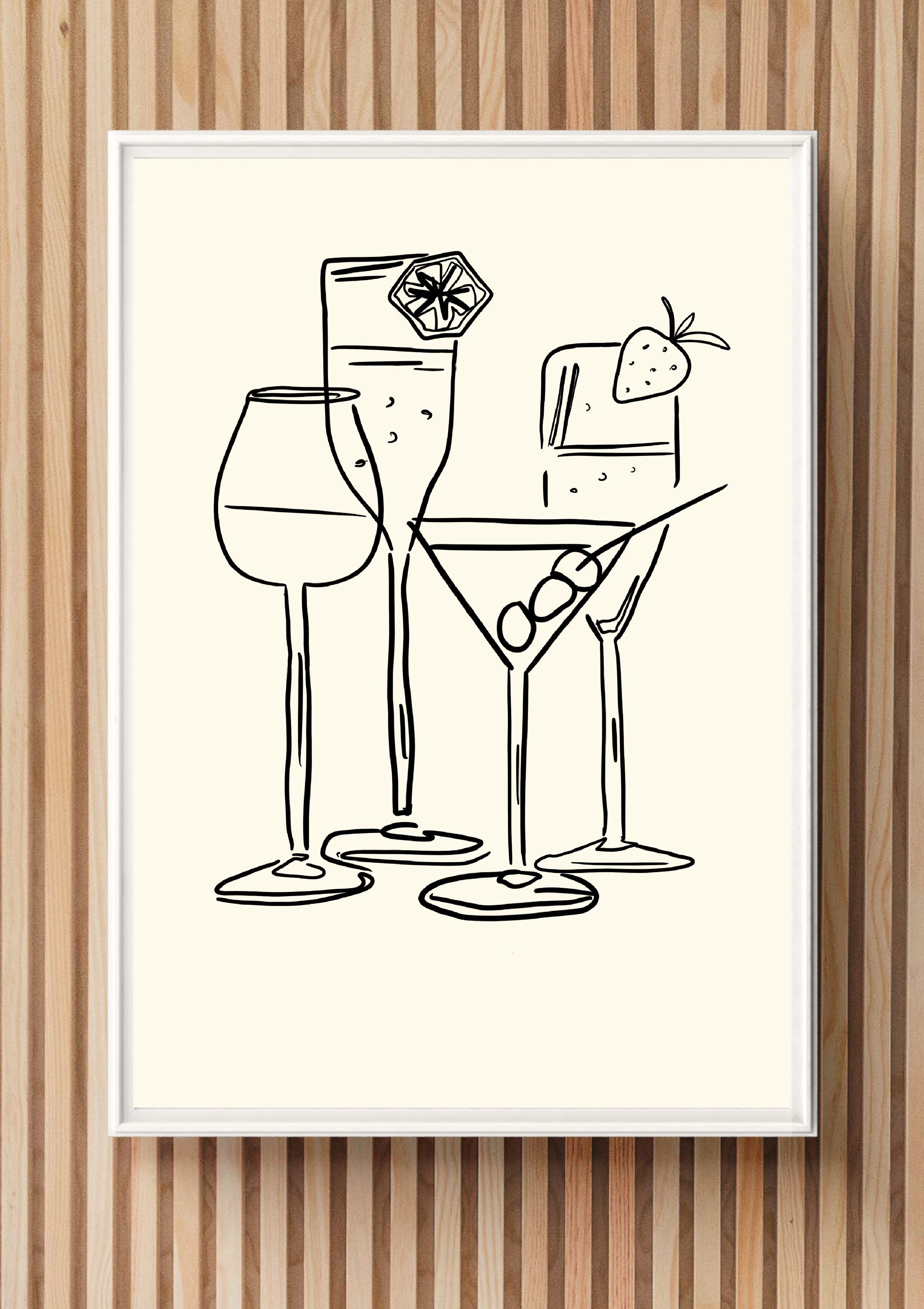 Cocktail Conversations Print