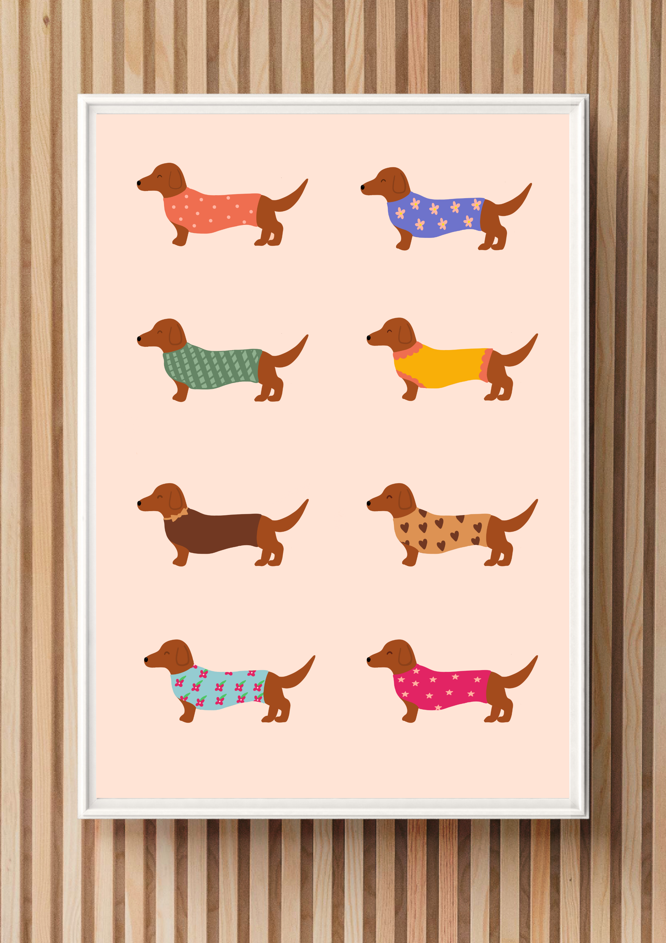 Dachshund Love Print