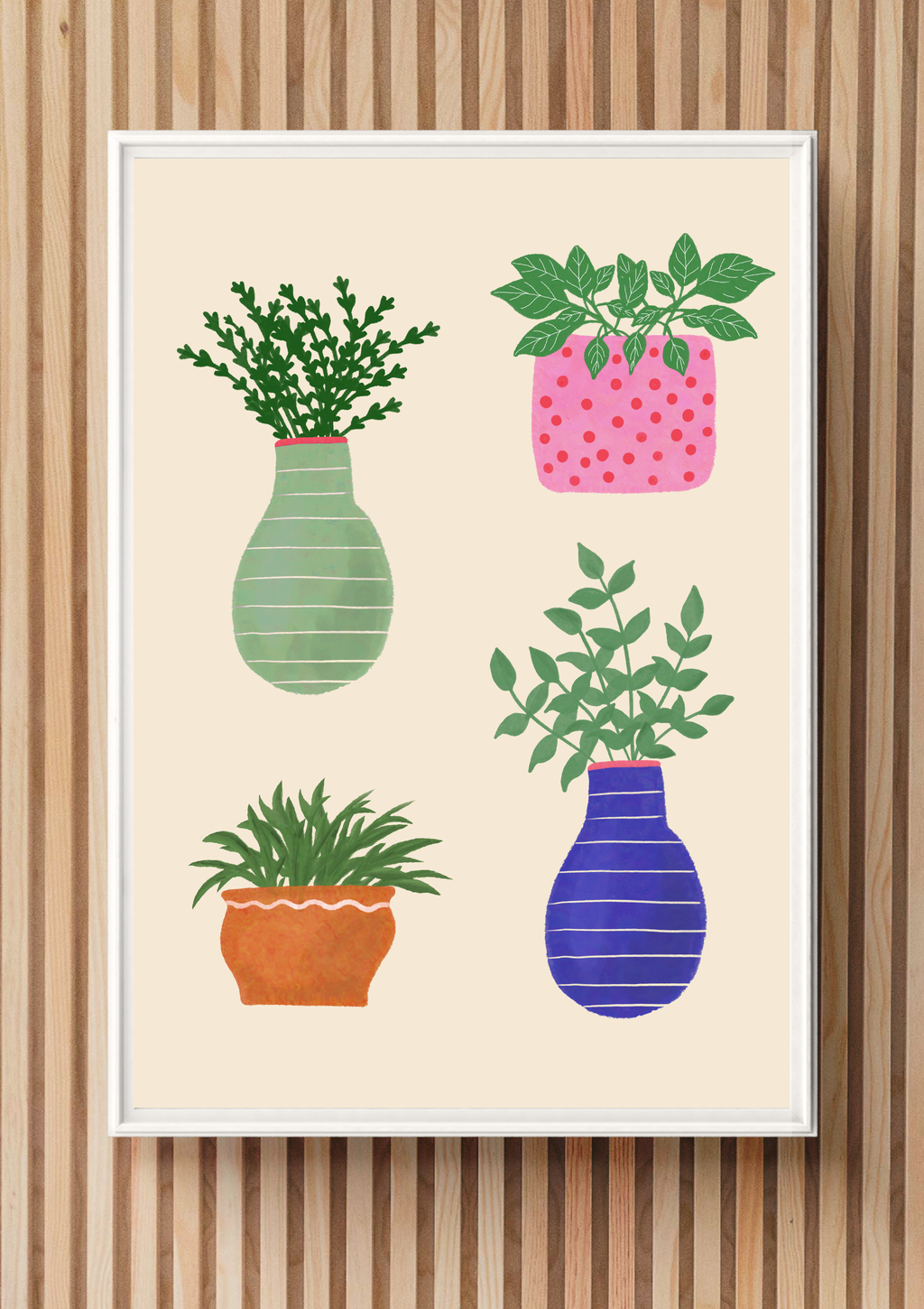 Evergreen Plants Print