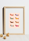 Dachshund Love Print