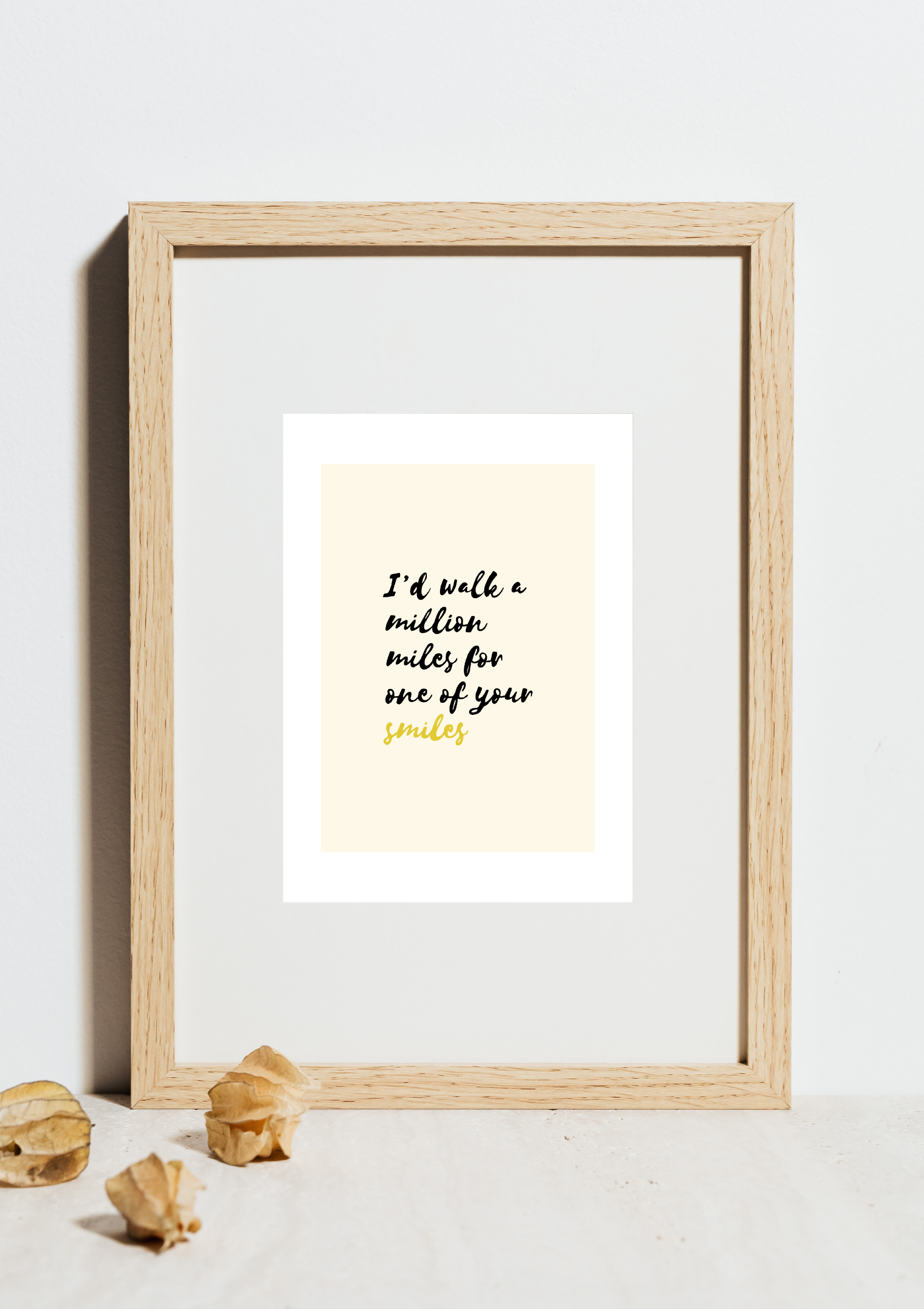 A Million Miles Print