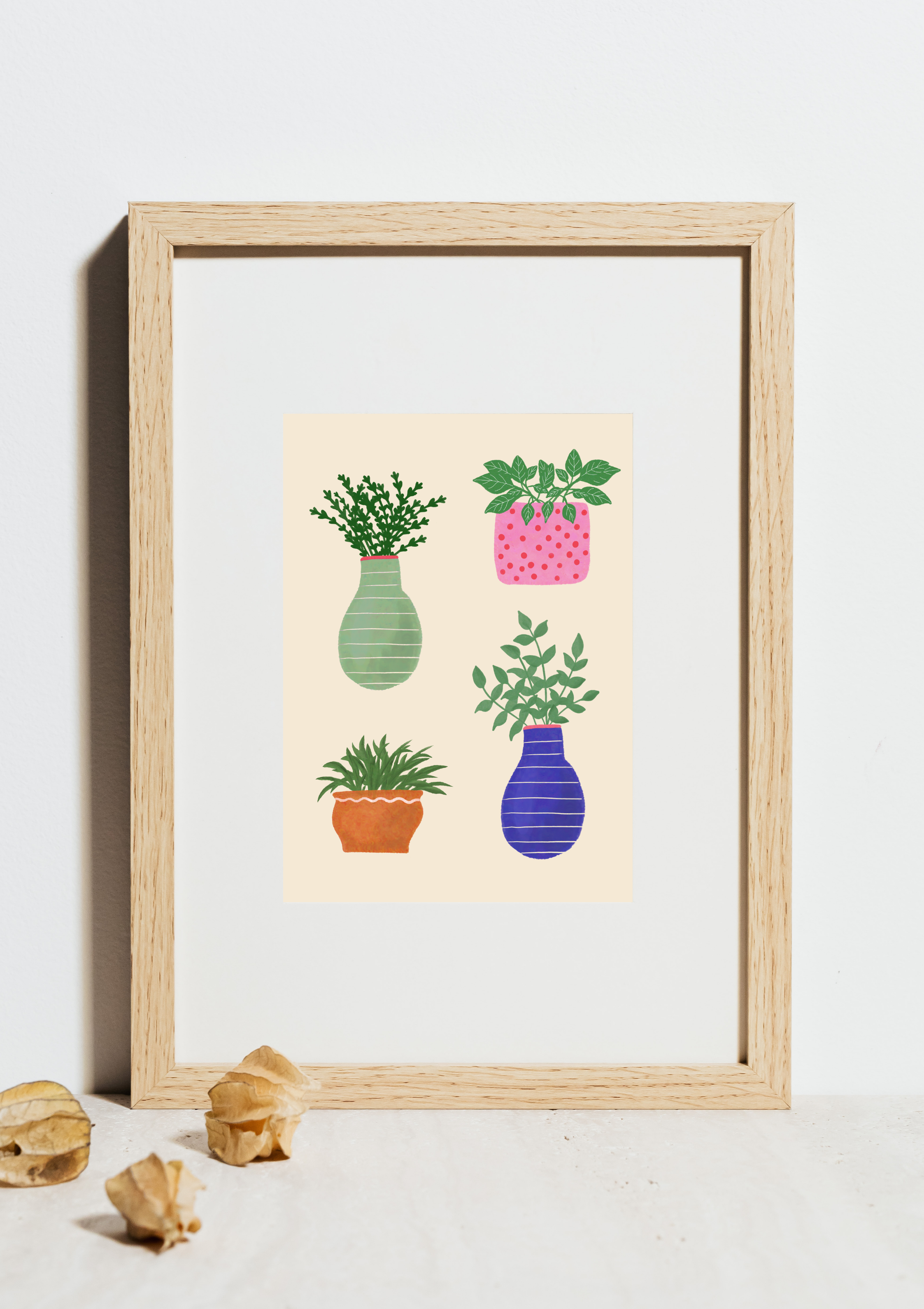 Evergreen Plants Print