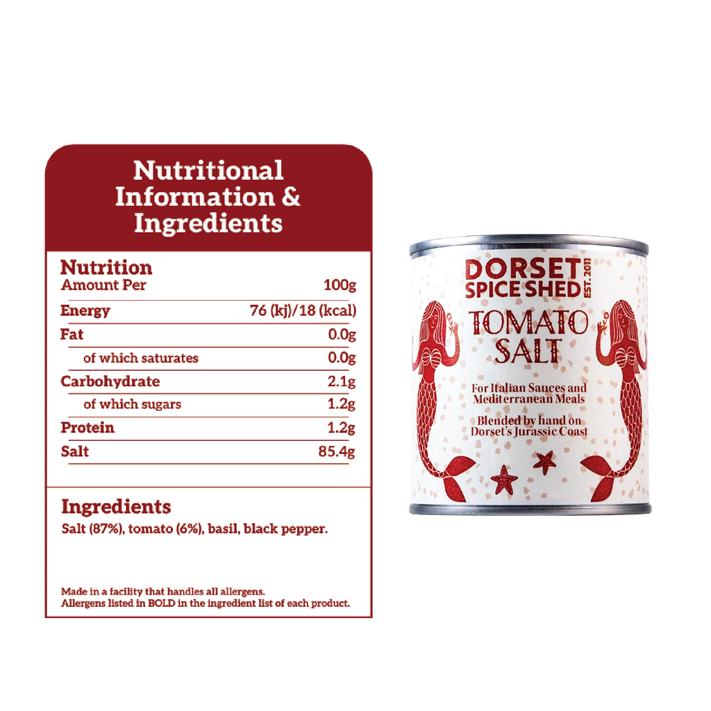 Dorset Spice Shed Tomato and Basil Salt