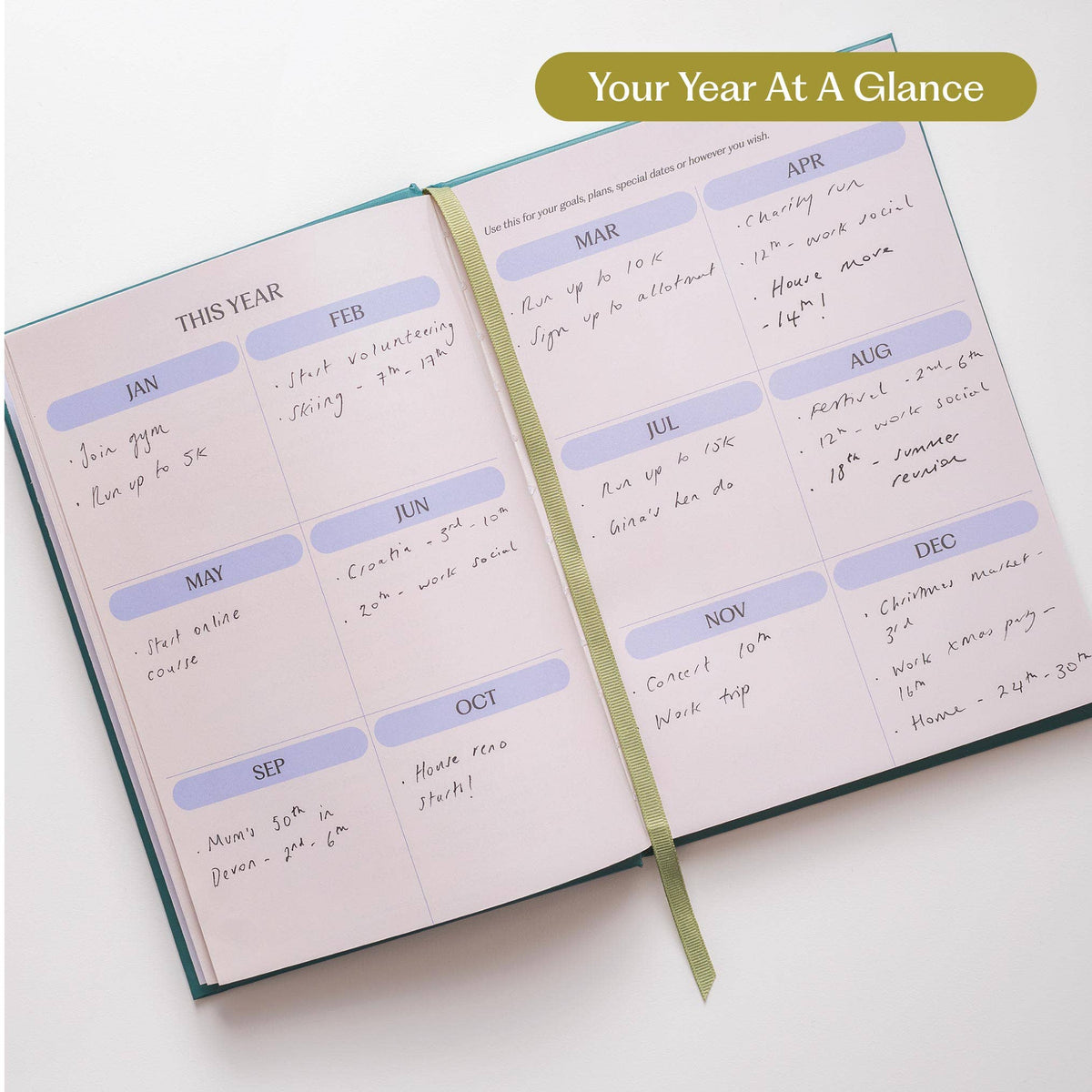 Hardcover Diary Week to View