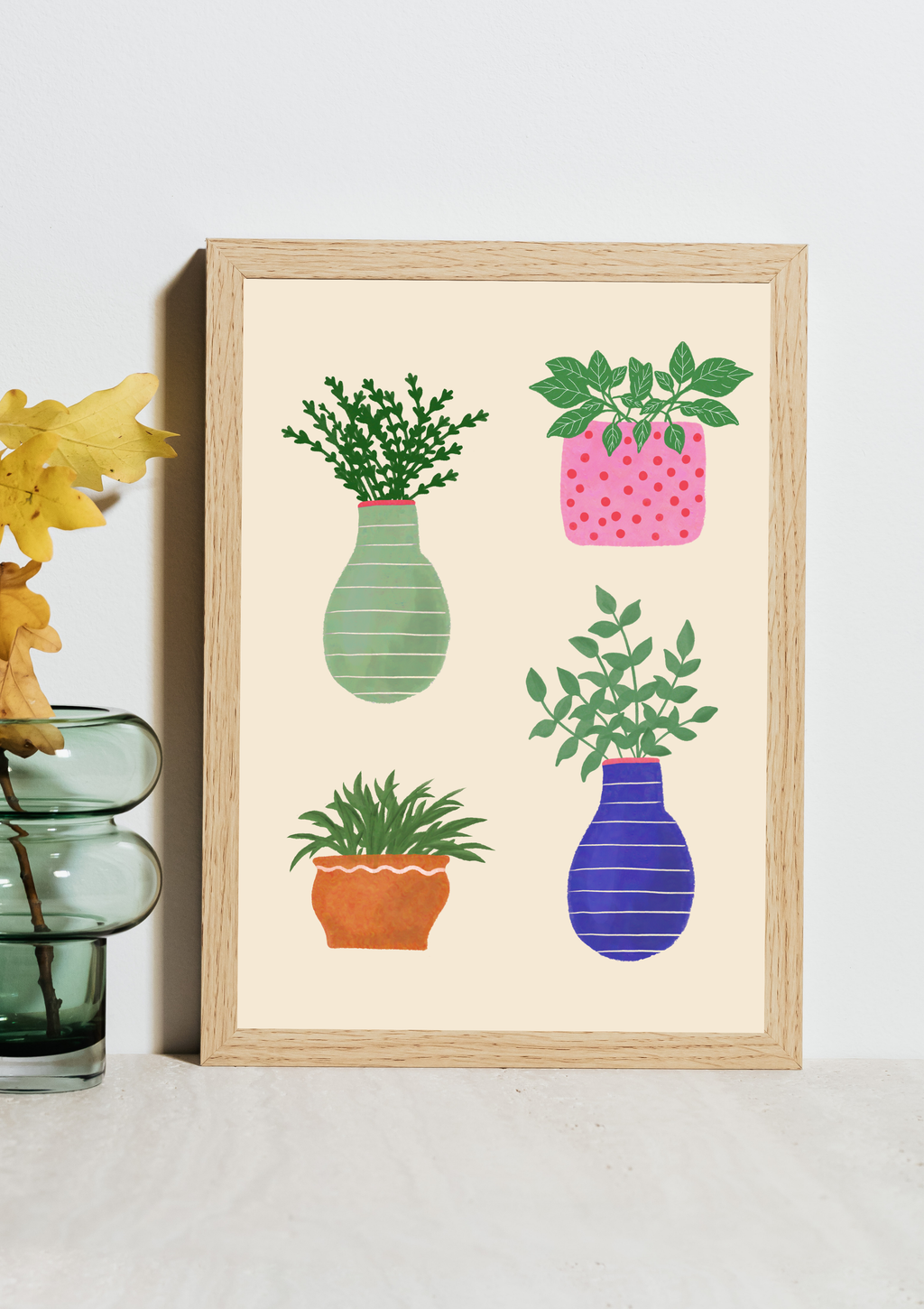 Evergreen Plants Print