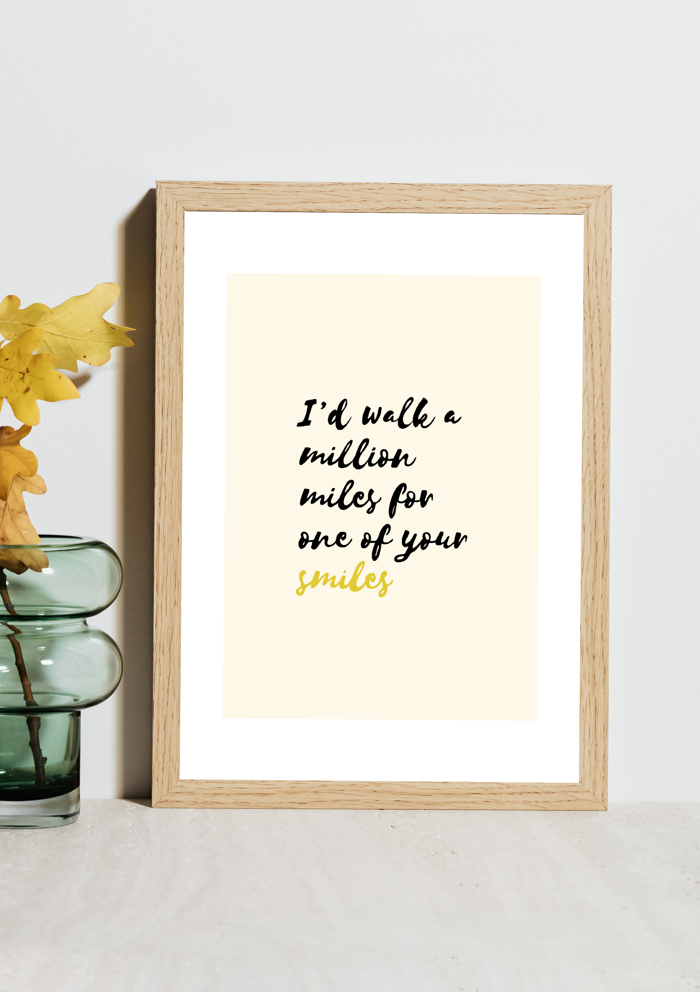 A Million Miles Print
