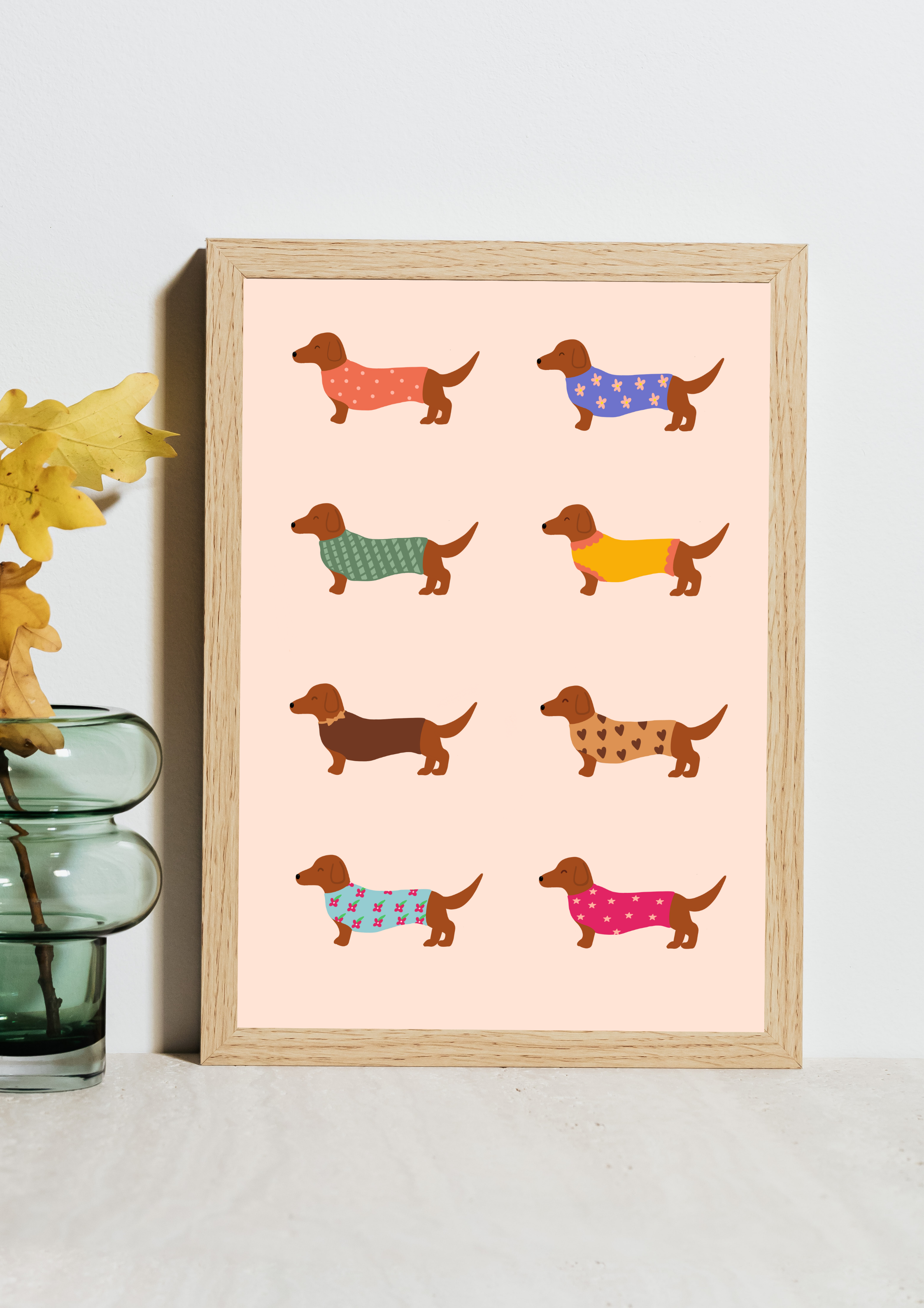 Dachshund Love Print