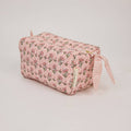 Organic Cotton Toiletry Bag - Ditsy Floral Blush