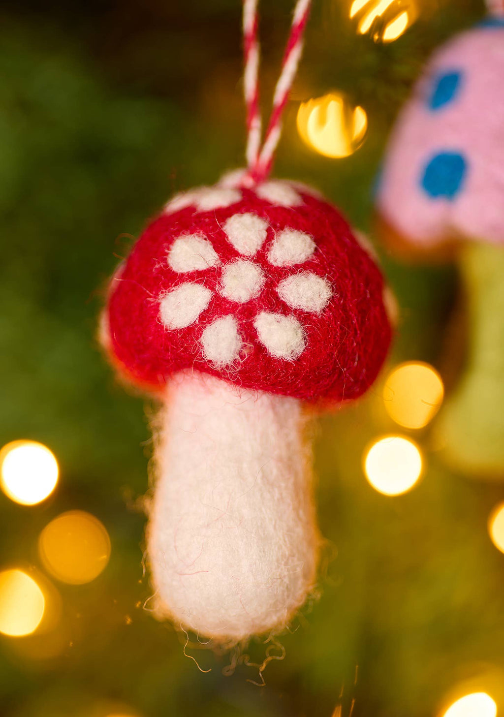 Felt Mushroom Decoration