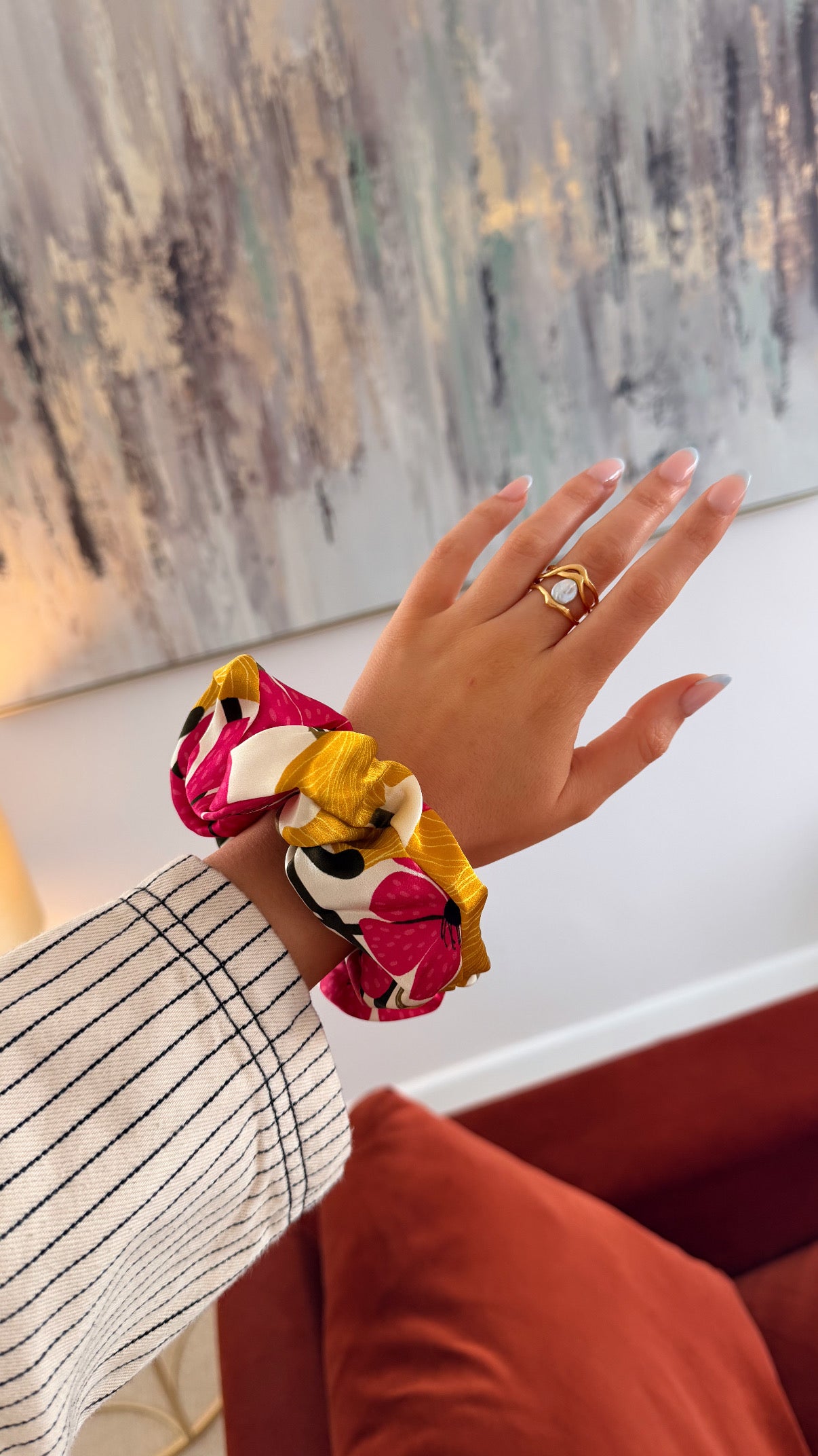 Mulberry Silk Scrunchie
