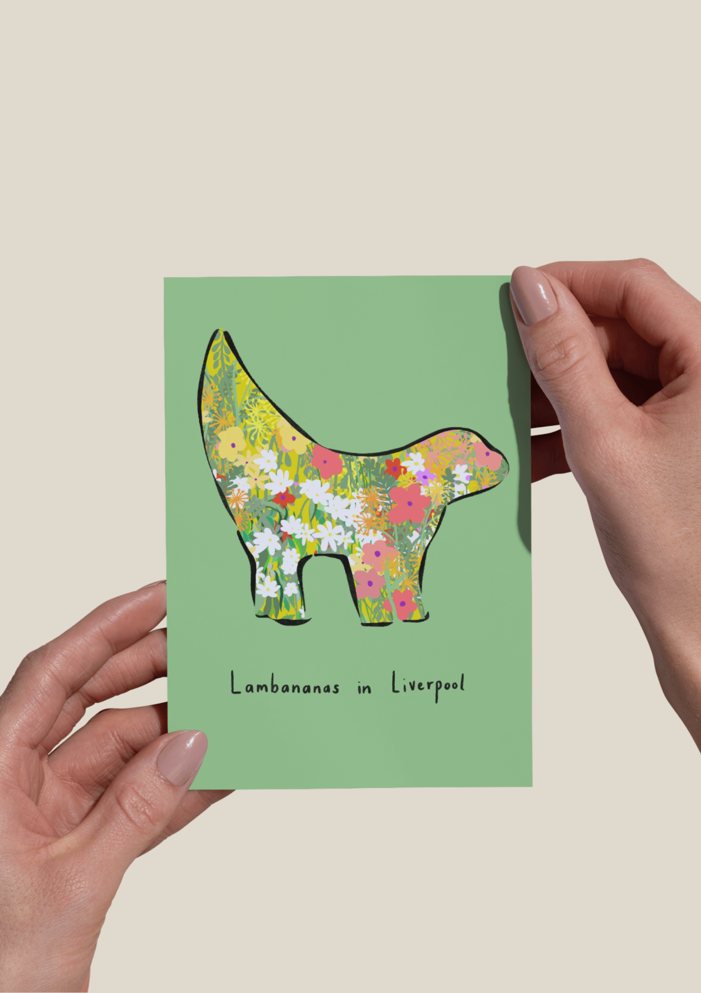 Lambananas Greeting Card