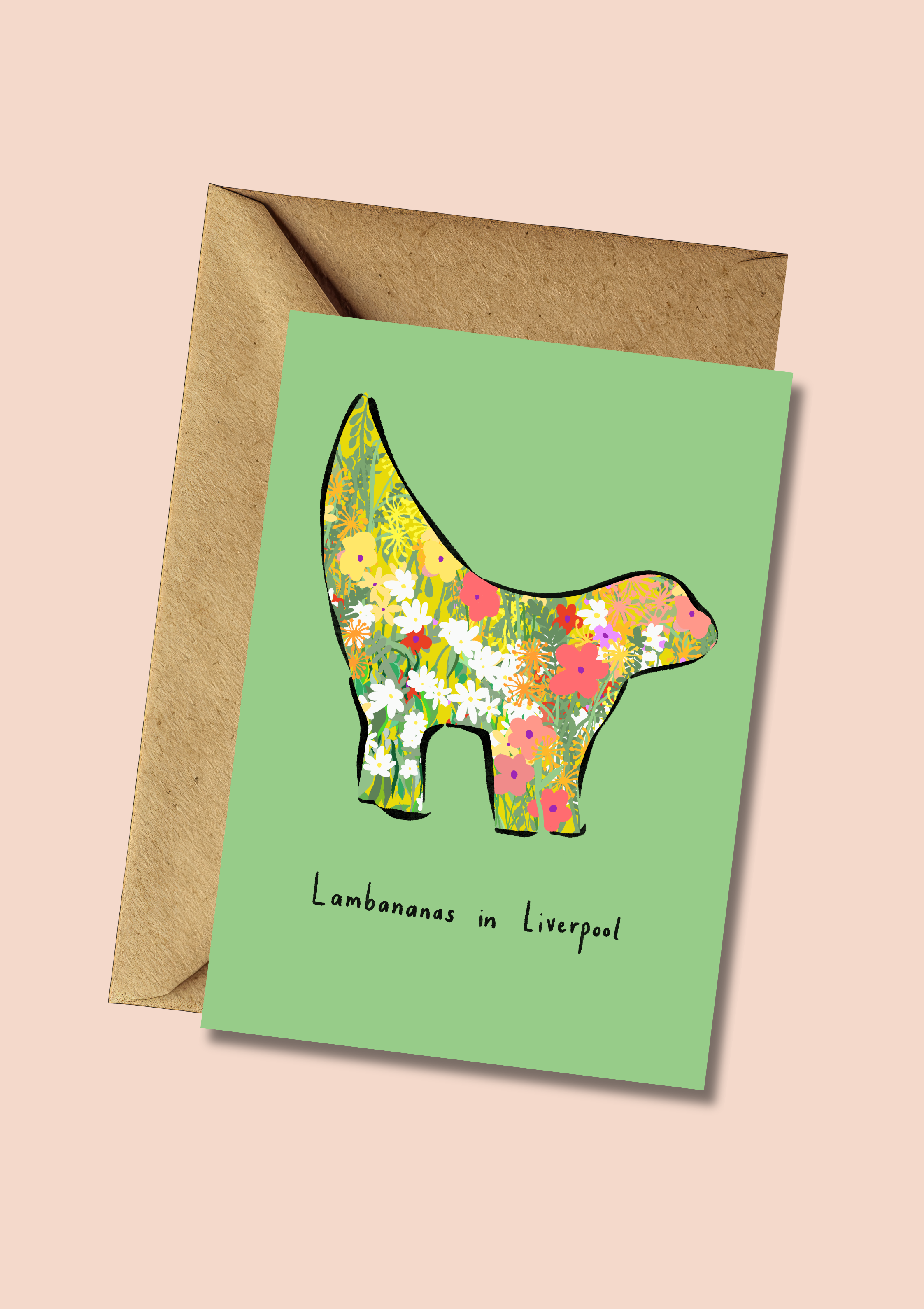 Lambananas Greeting Card