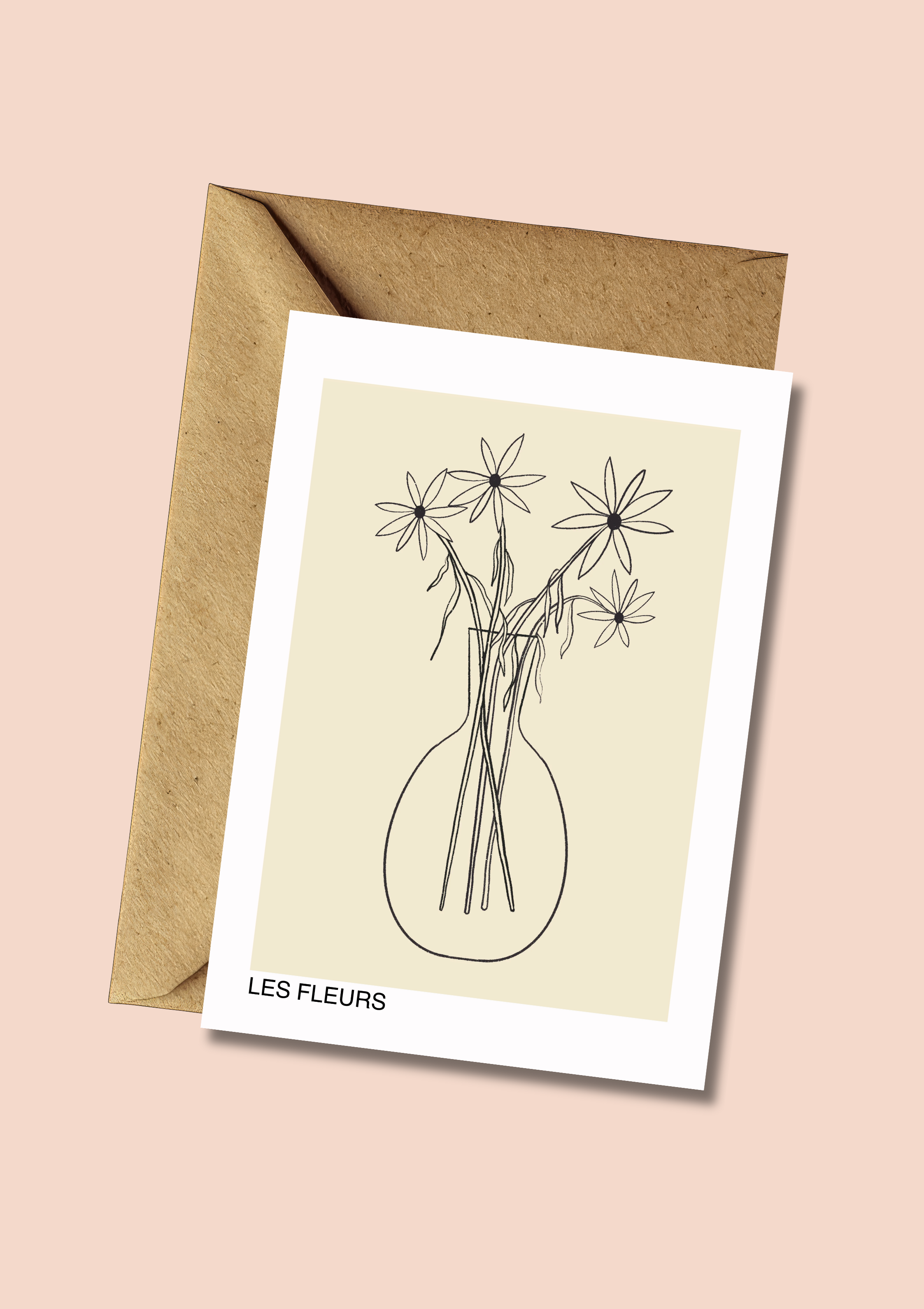 Les Fleurs Greeting Card
