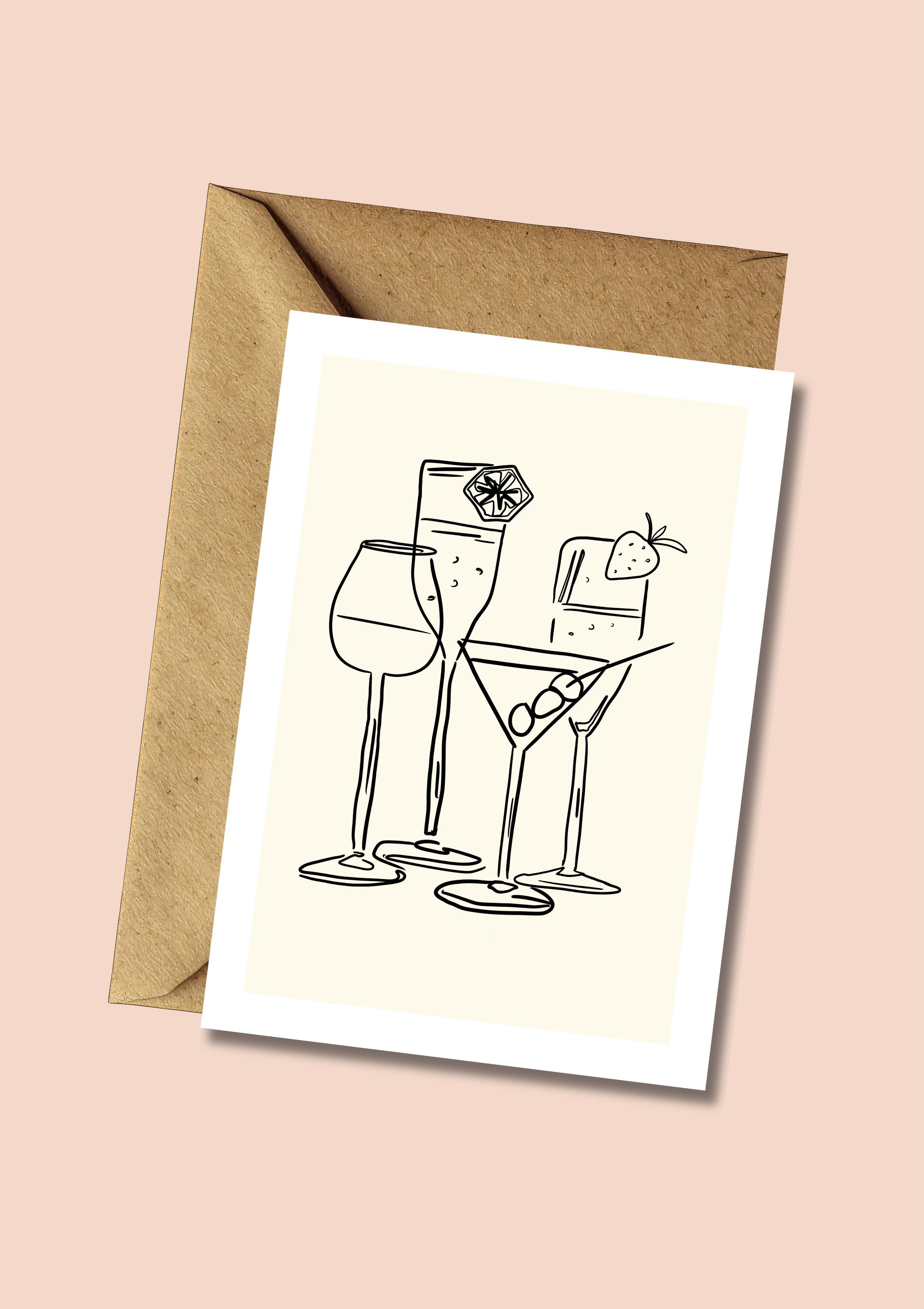 Cocktail Conversations Greeting Card