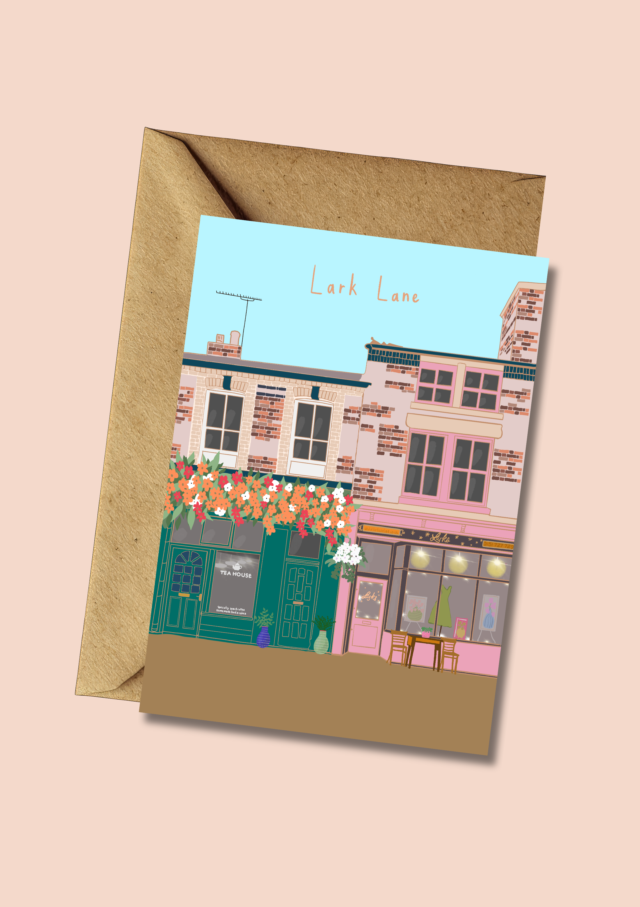 Lark Lane Greeting Card