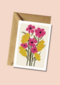 Flowers Follow The Sun Greeting Card