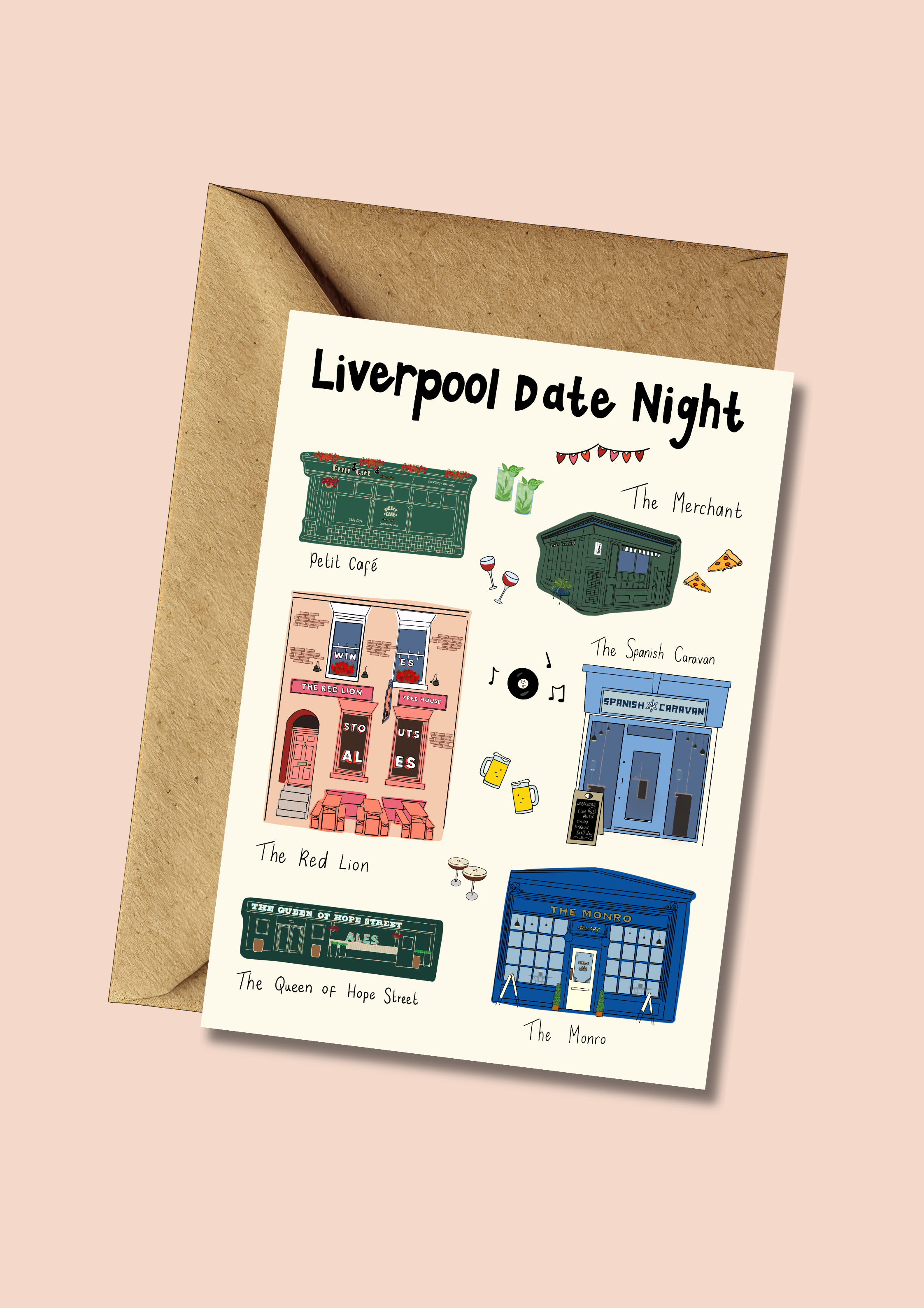 Liverpool Date Night Greeting Card