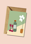 Vino Greeting Card