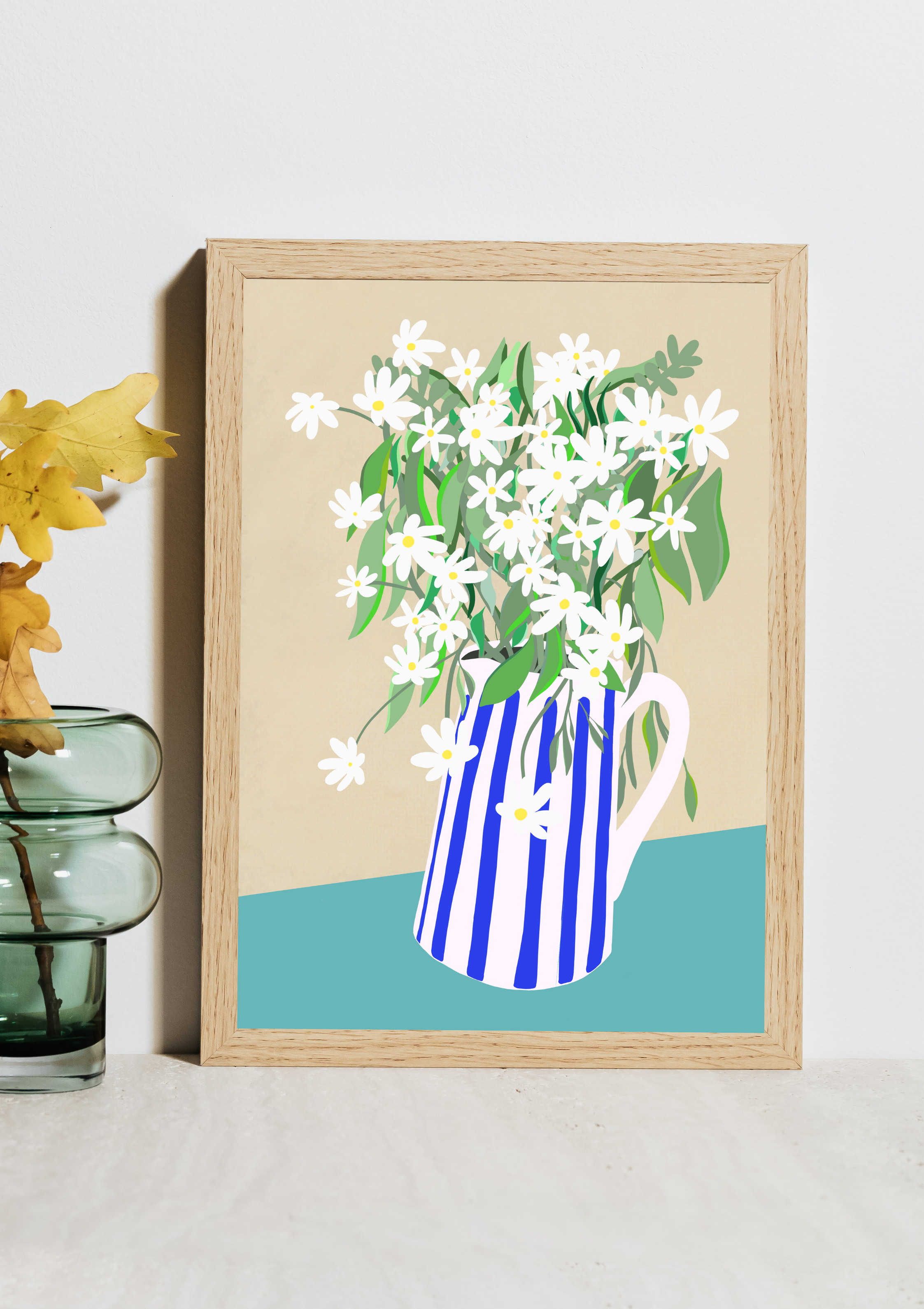 Blue Jug Print