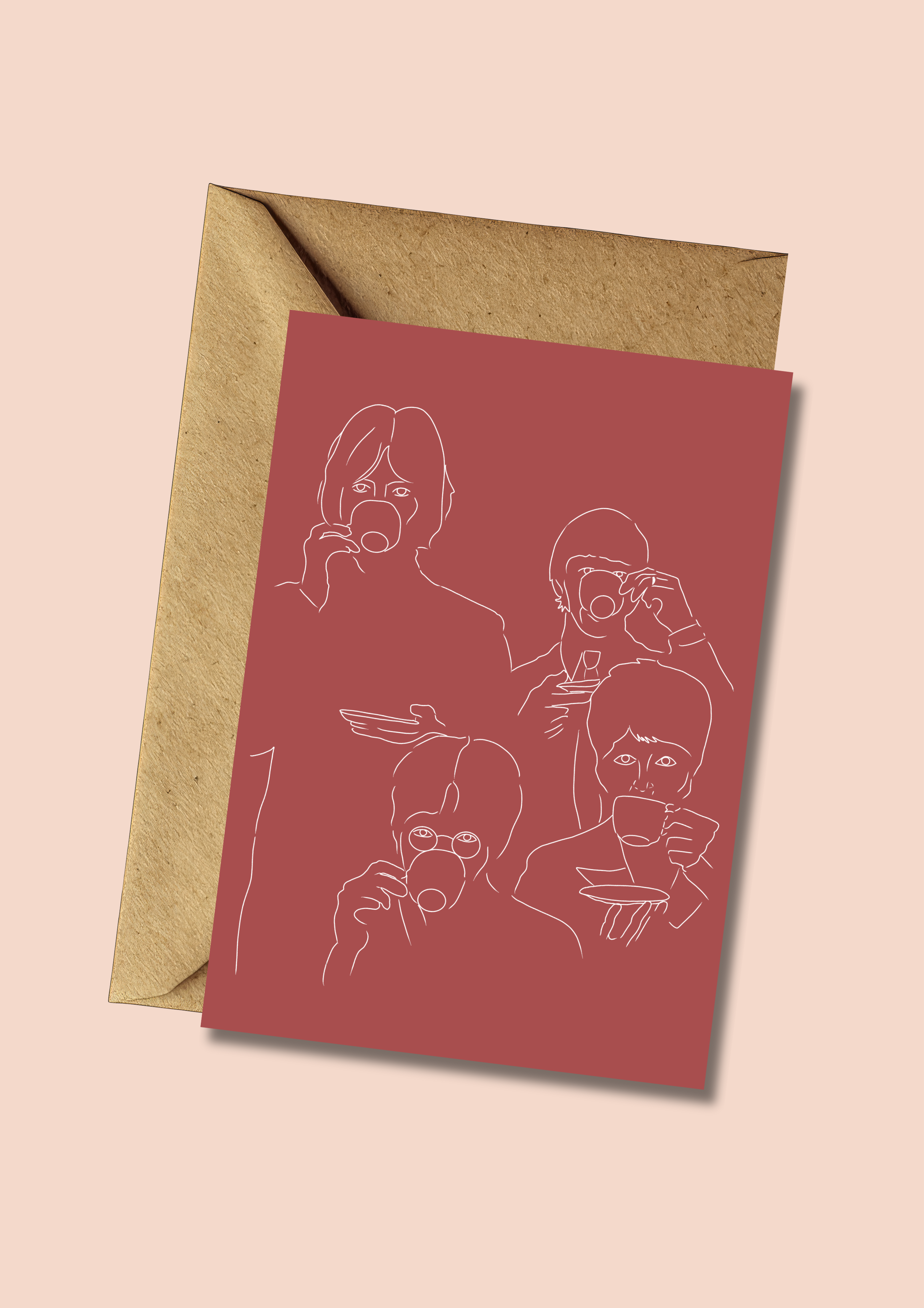 Beatles Greeting Card