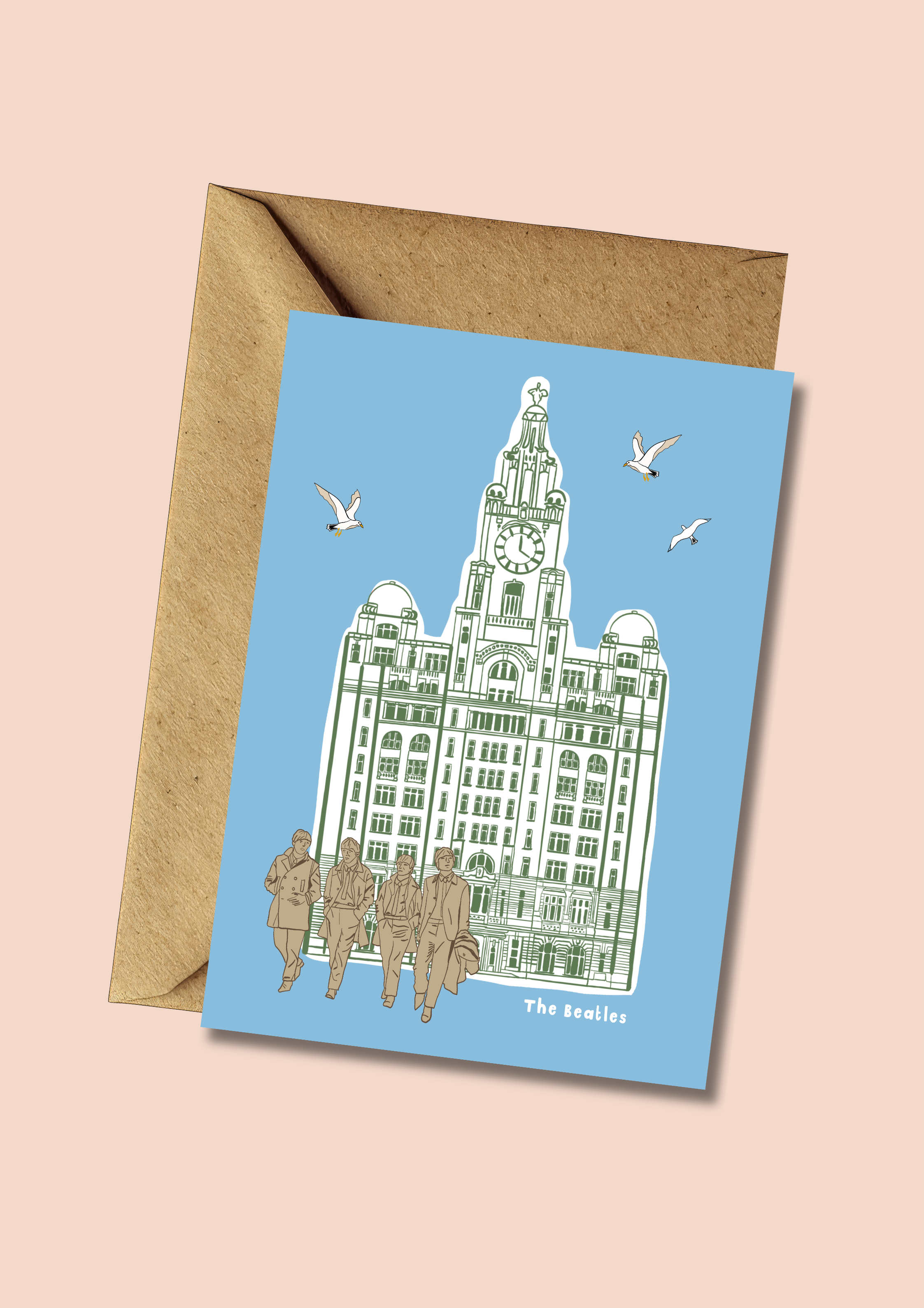 Liverpool Icons Greeting Card