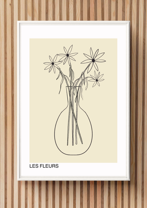 Les Fleurs Print