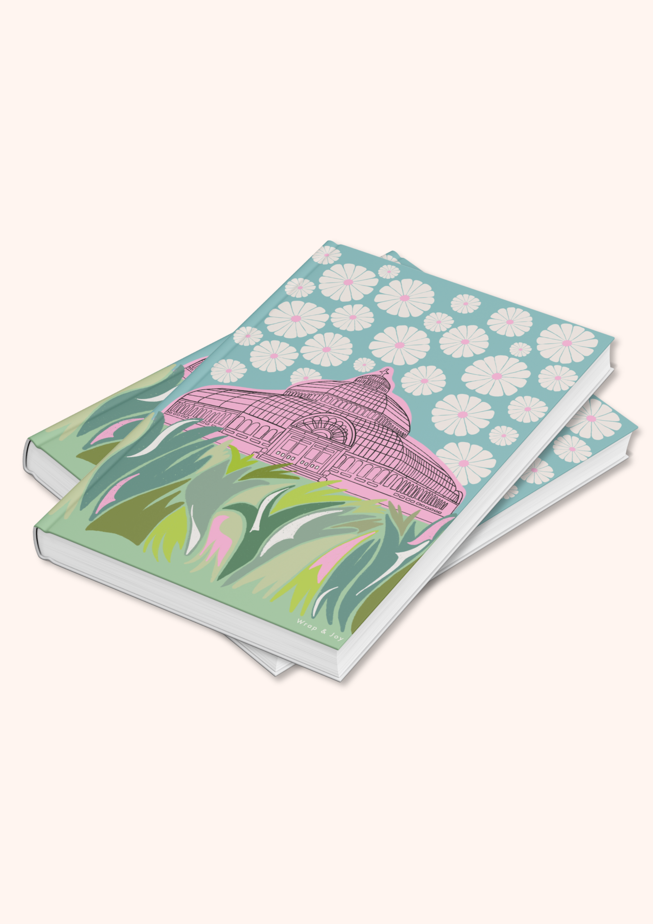 Softback Pink Palms Notebook
