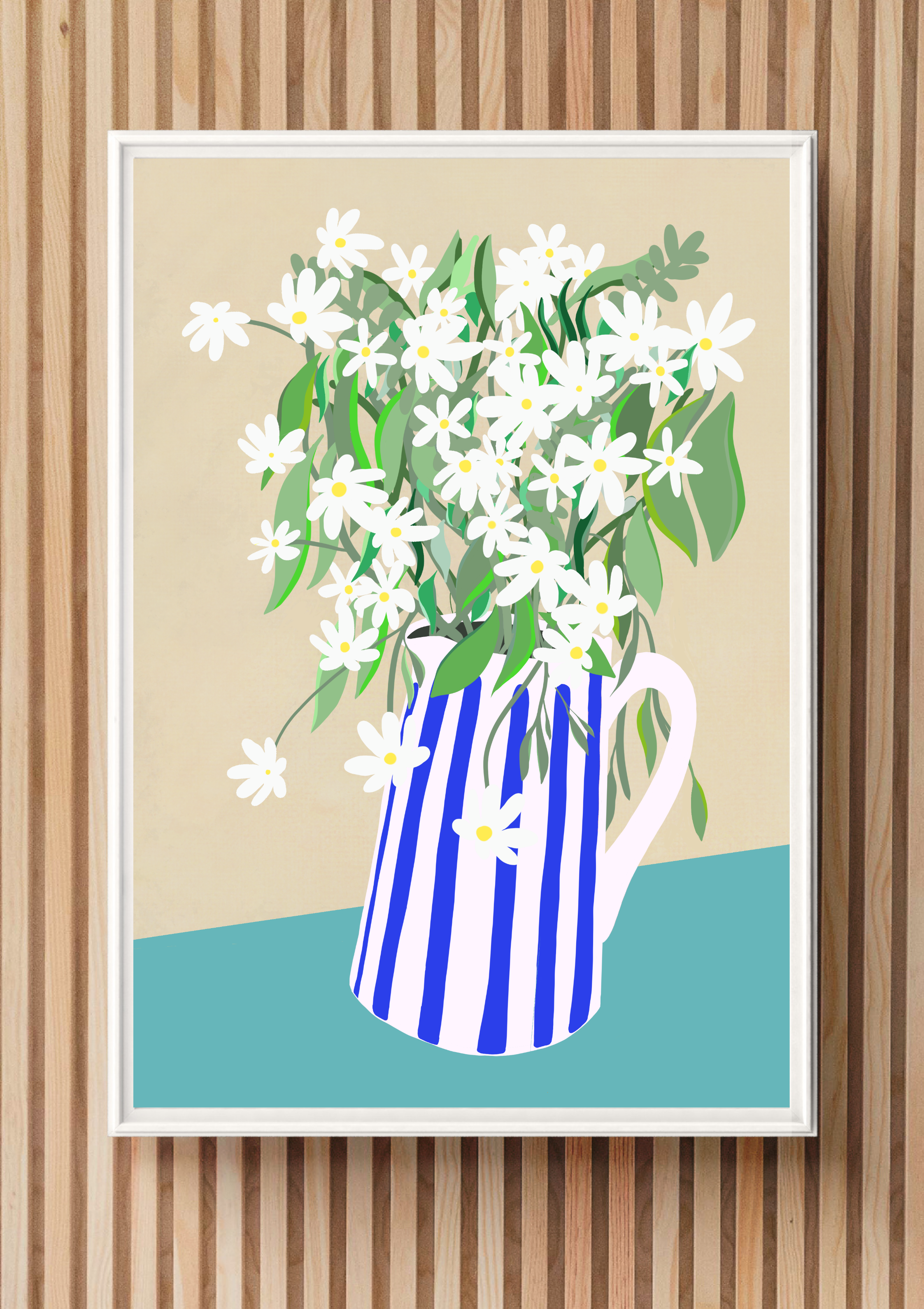 Blue Jug Print