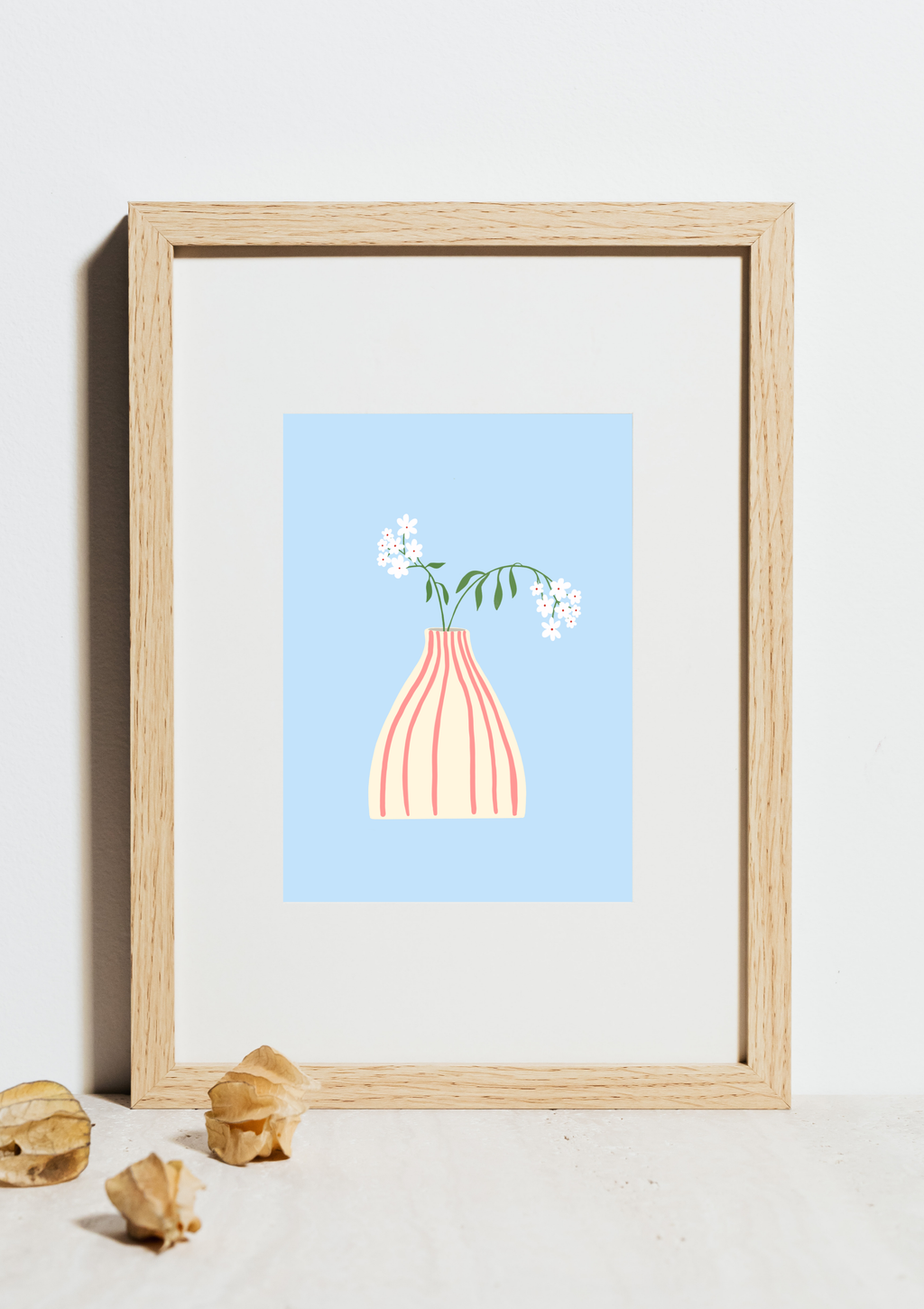 Sweet Pea Vase Print