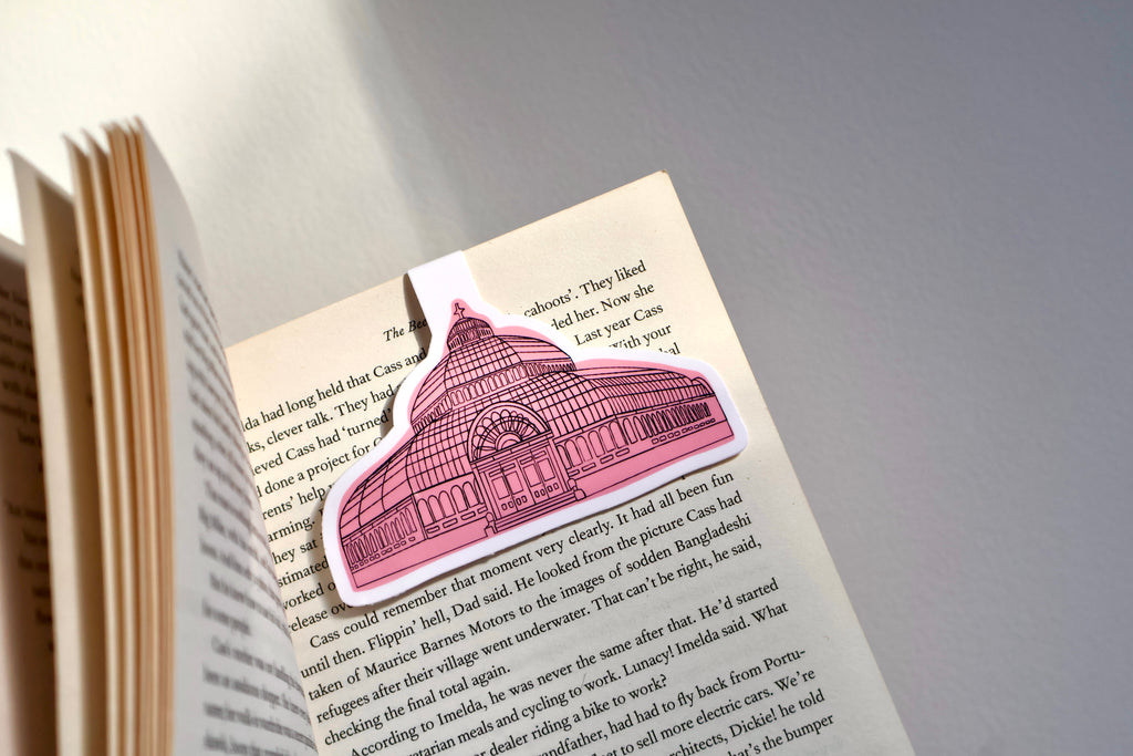 Pink Palms Magnetic Bookmark
