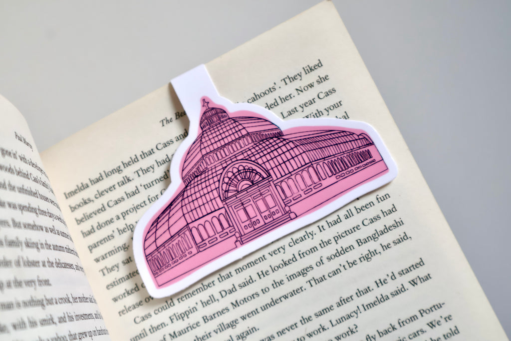 Pink Palms Magnetic Bookmark