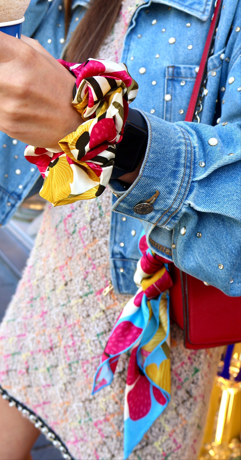 Mulberry Silk Scrunchie