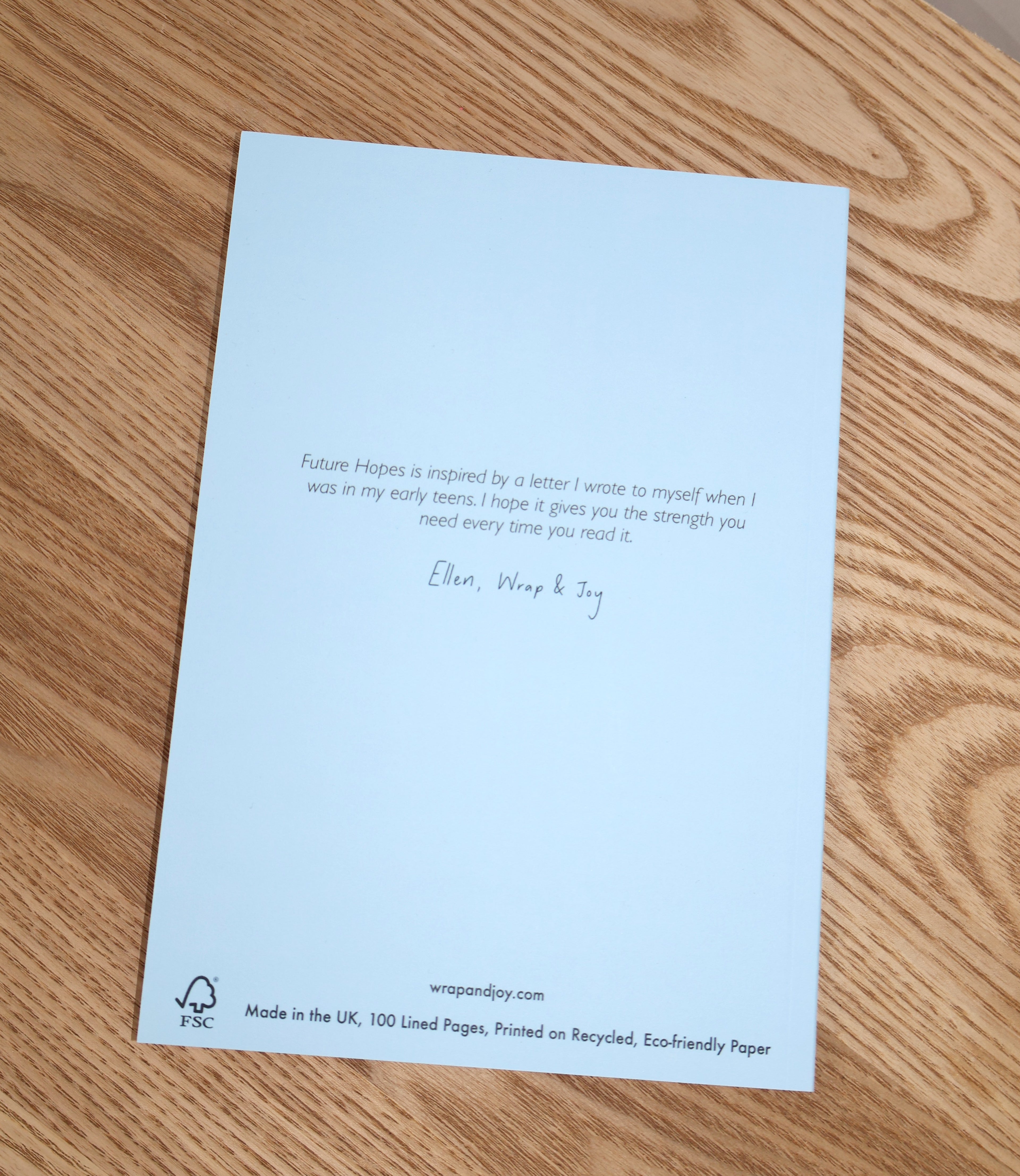 Softback Future Hopes Notebook