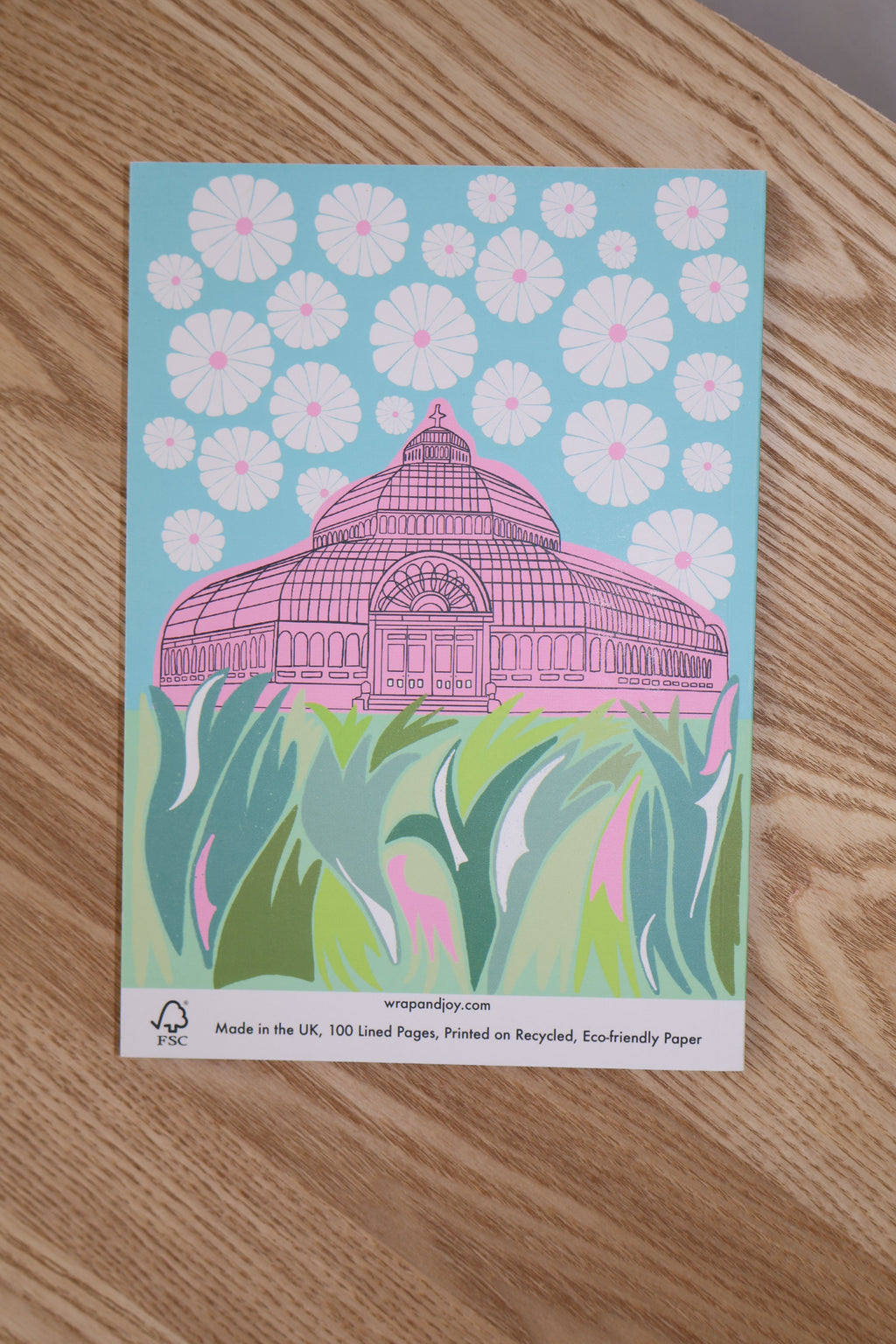 Liverpool Palm House Pink Palms Notebook