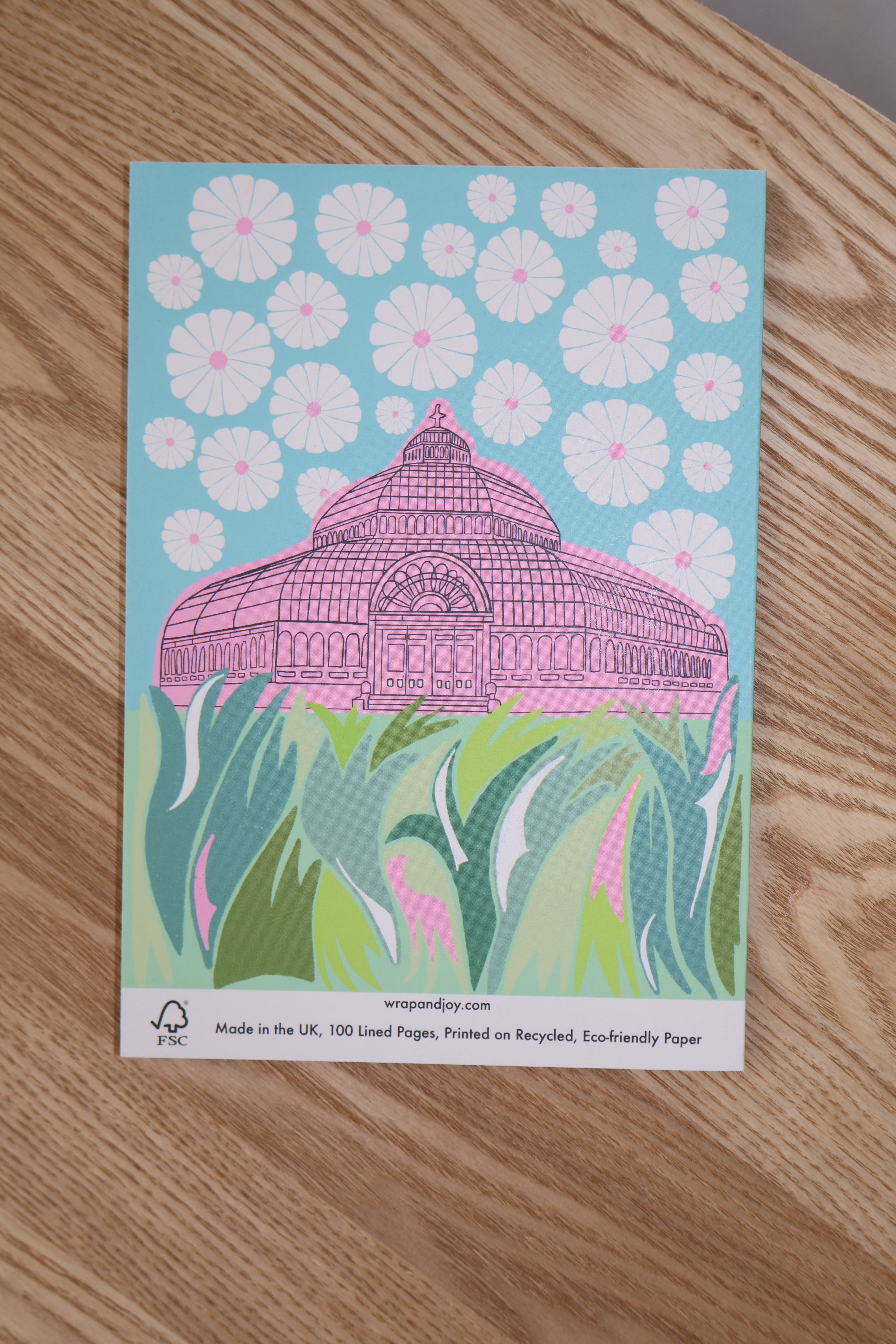 Softback Pink Palms Notebook