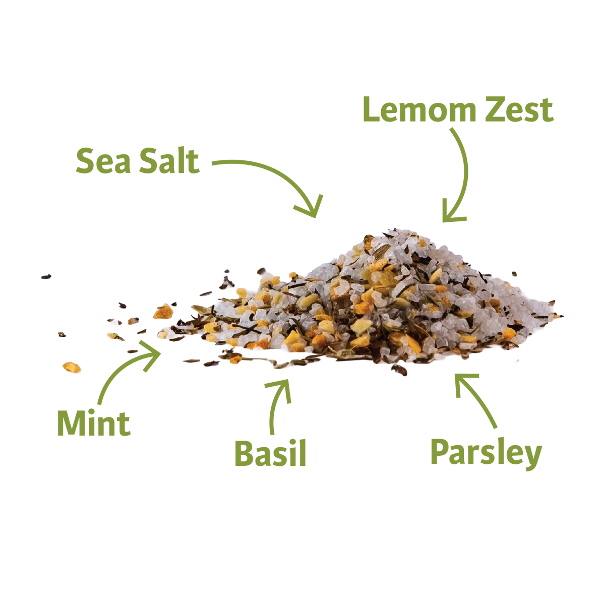 Dorset Spice Shed Lemon and Green Herbs Salt